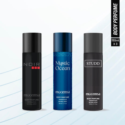Body Perfume Gift Pack (Noir, Mystic Ocean, Studd)