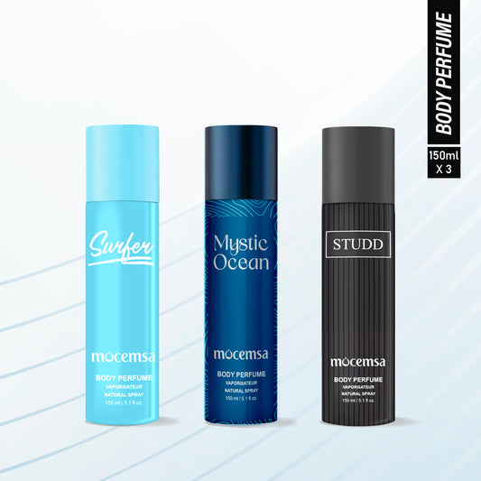 Body Perfume Gift Pack (Surfer, Mystic Ocean, Studd)