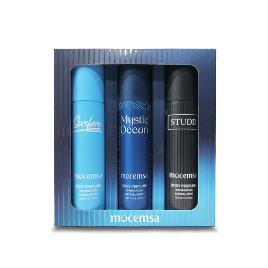 Body Perfume Gift Pack (Surfer, Mystic Ocean, Studd)