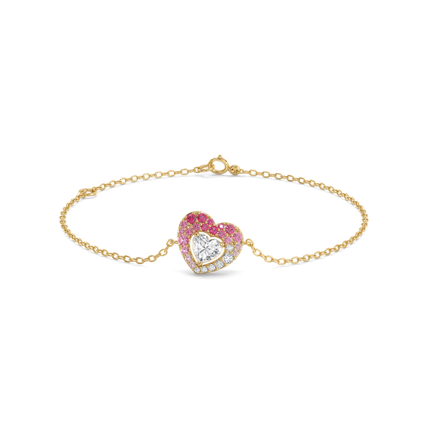Amour Rosé Bracelet – 0.59 ct Lab-Grown Diamond, 14K Gold