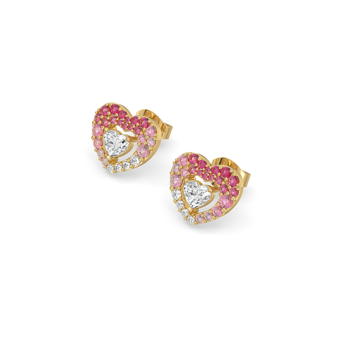 Amour Rosé Halo Studs – 0.59 ct Lab-Grown Diamond, 14K Gold