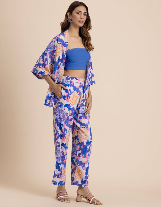 2 Pcs Summer Casuals Co-Ord Set For Women