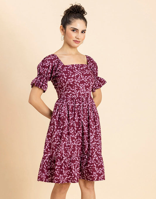 Square Neck Summer Dress