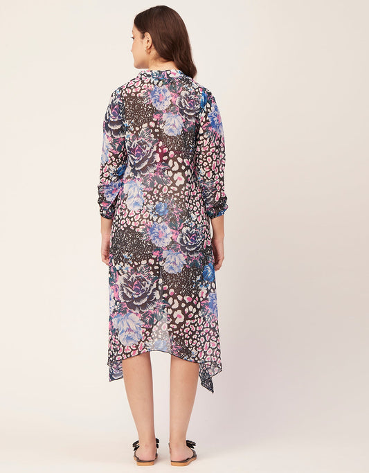 Long Sheer Vacation Dress