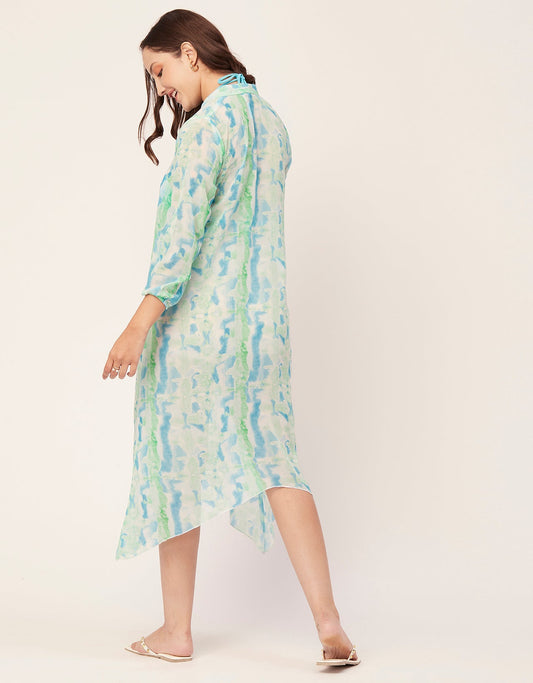 Long Sheer Vacation Dress