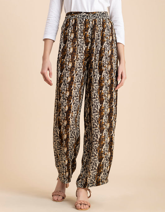 Wide Leg Printed Palazzo Pants