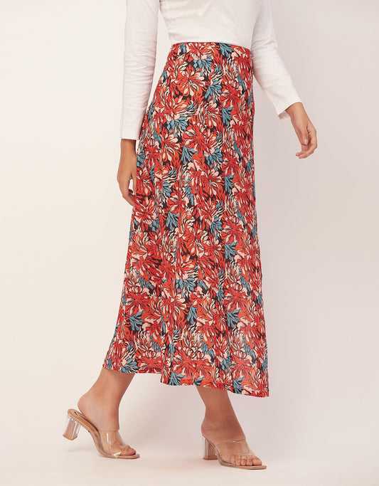 A-Line Skirt, Slit, Midi