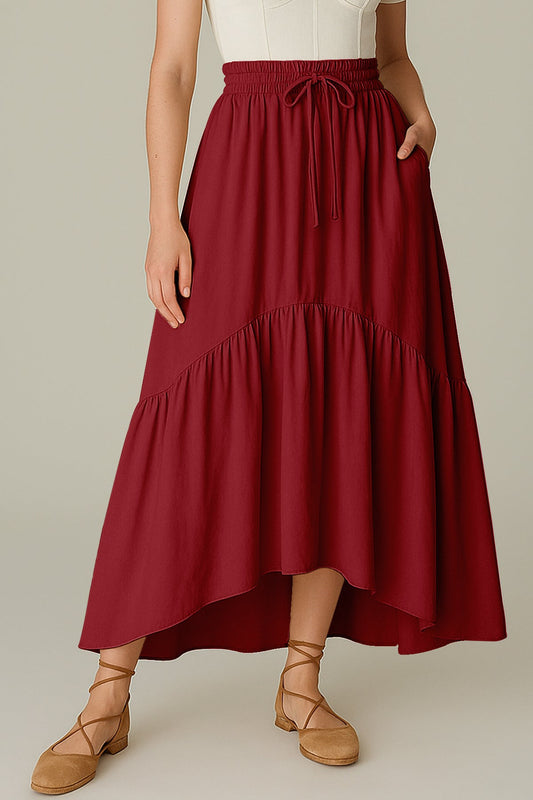 Rayon Renaissance Style Skirt Pockets Casual & Costume Ready