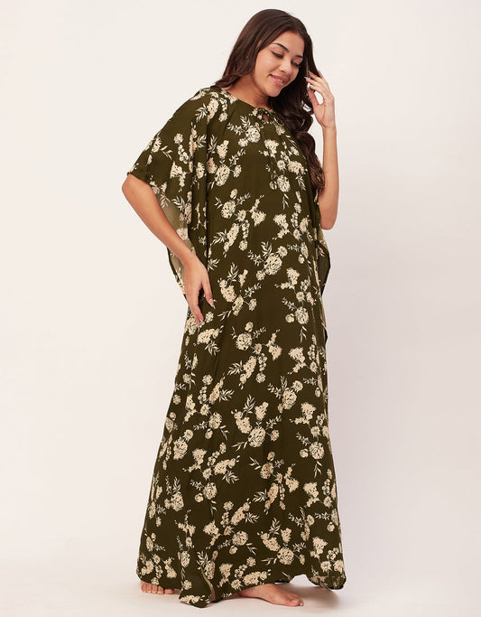 Printed Kaftan Maxi