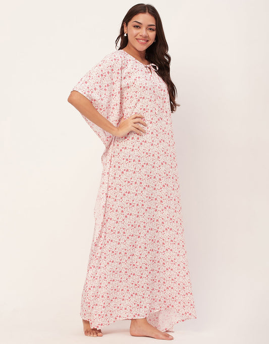 Printed Kaftan Maxi