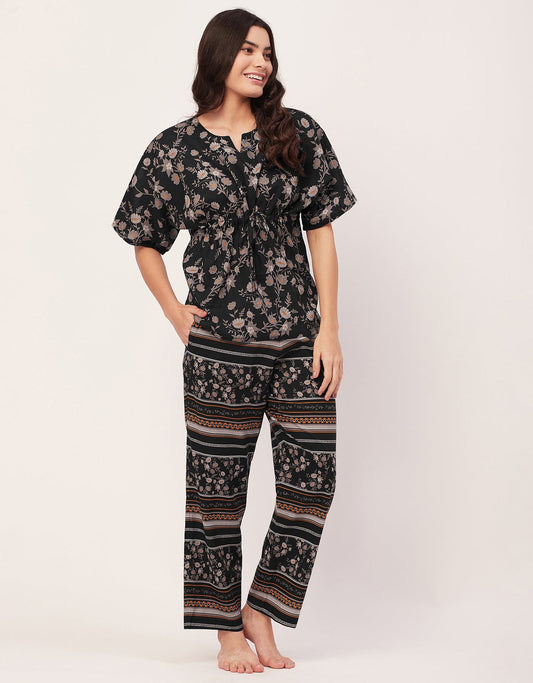 Cotton Night Suit Set