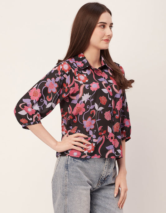 Printed Casual Chic Shirt