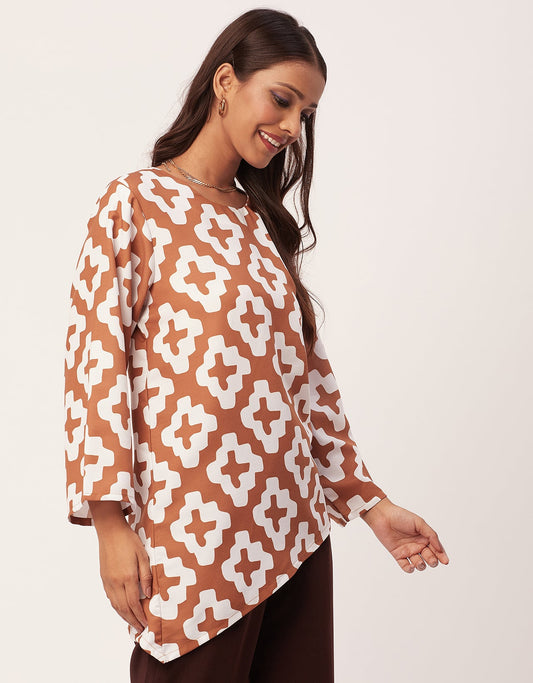 Asymmetric Long Sleeve Top