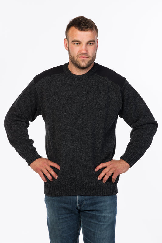 Ultimate 100% NZ wool crewneck jersey - Klothing NZ