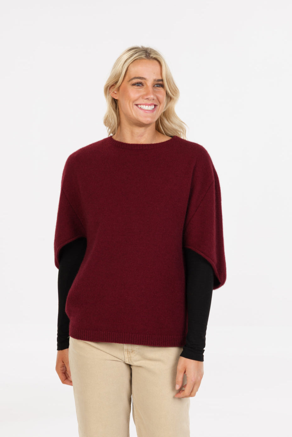 Split Sleeve Poncho