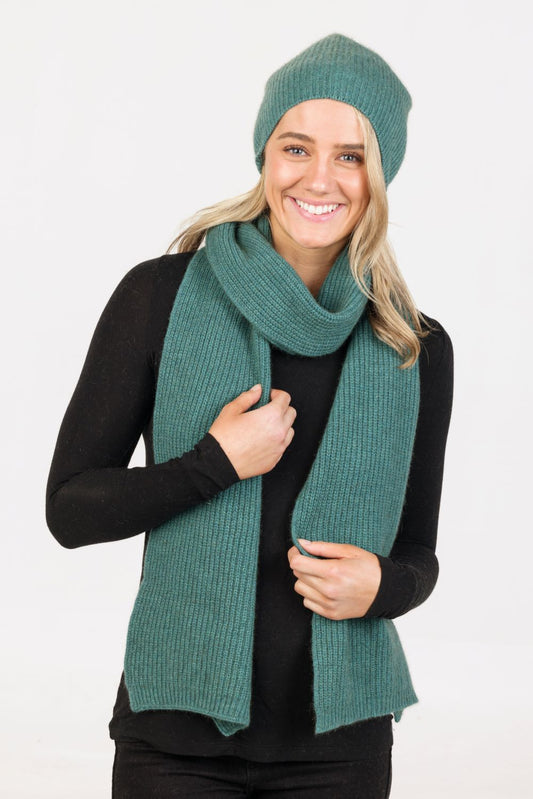Possum-merino slouch beanie - Klothing NZ