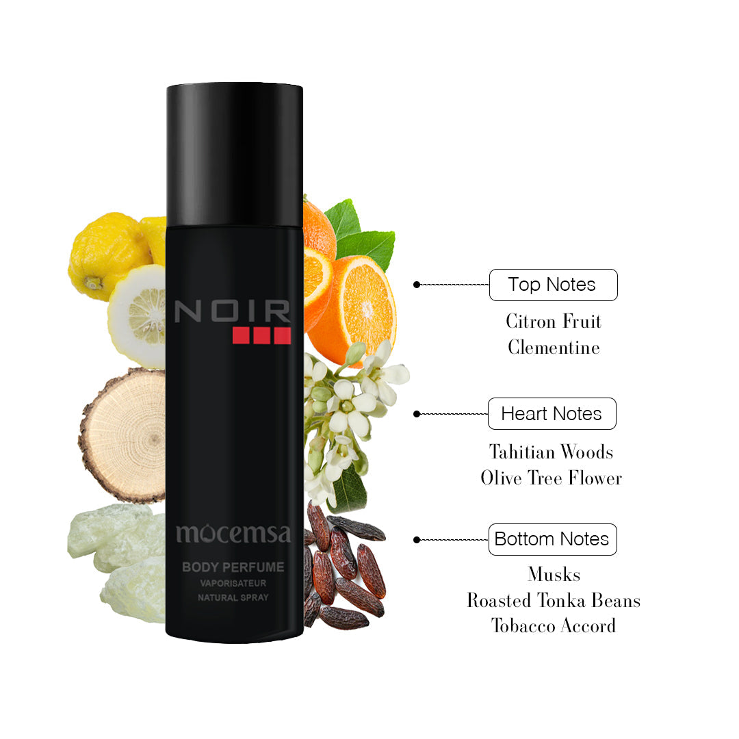 Body Perfume Gift Pack (Noir, Royal, Studd)