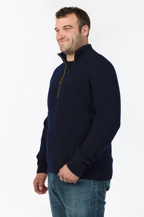 Half Zip and Collar - 100% Lambswool