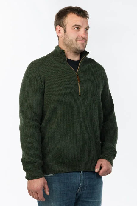 Half Zip and Collar - 100% Lambswool