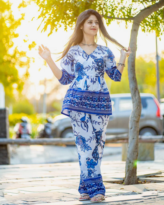 summer coord set by Moomaya