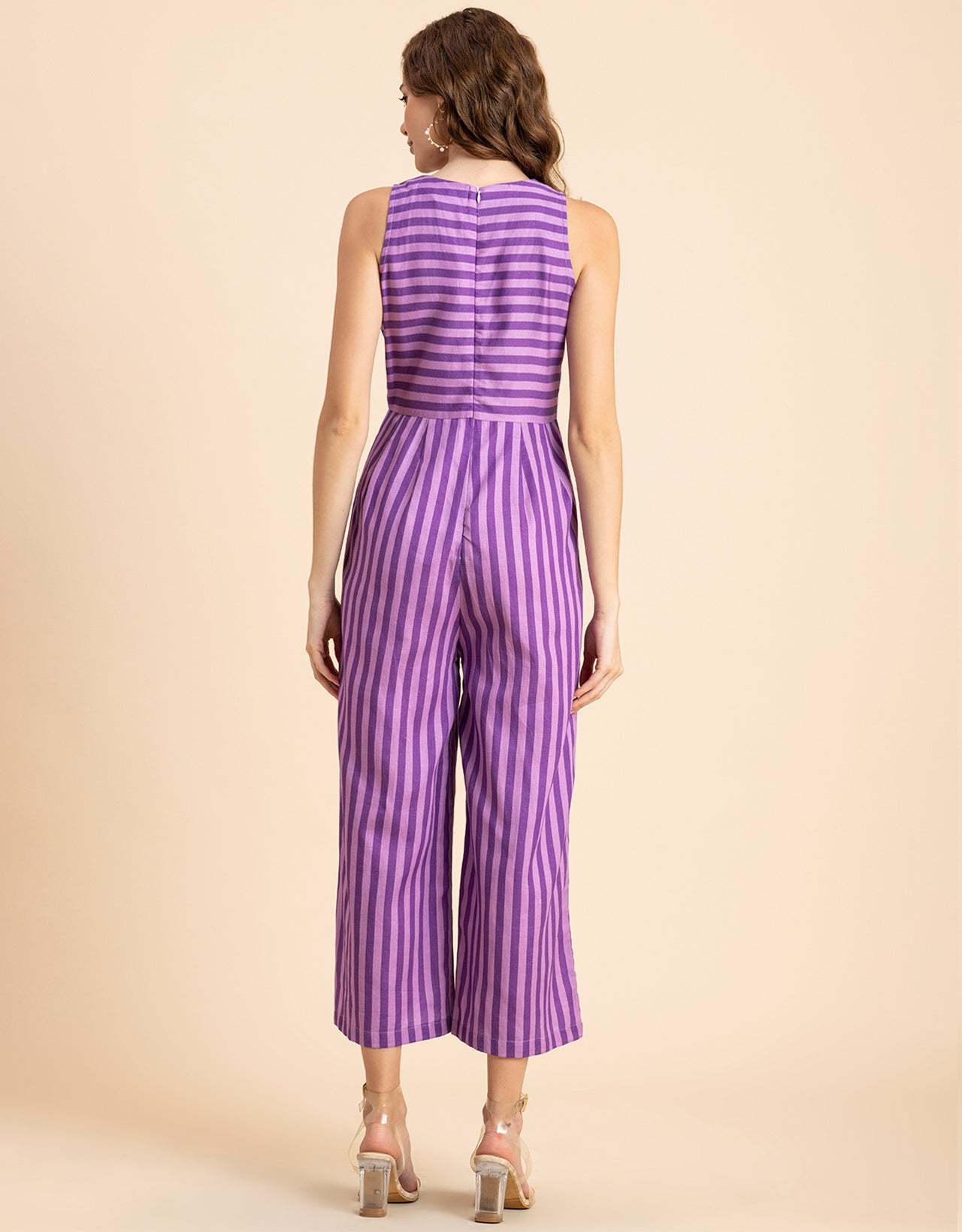 Casual Printed Cotton Summer Fashion Jumpsuit