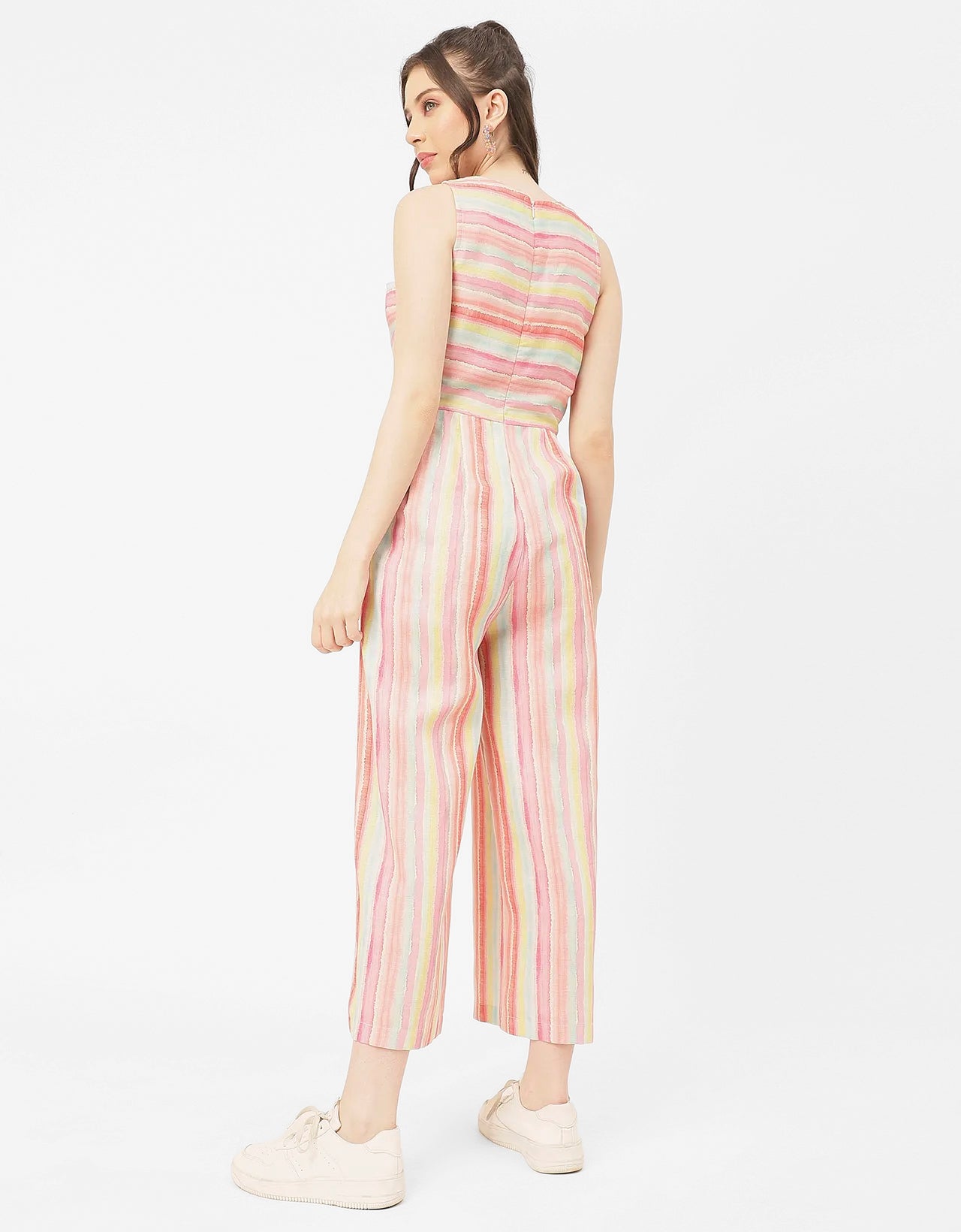 Casual Printed Cotton Summer Fashion Jumpsuit