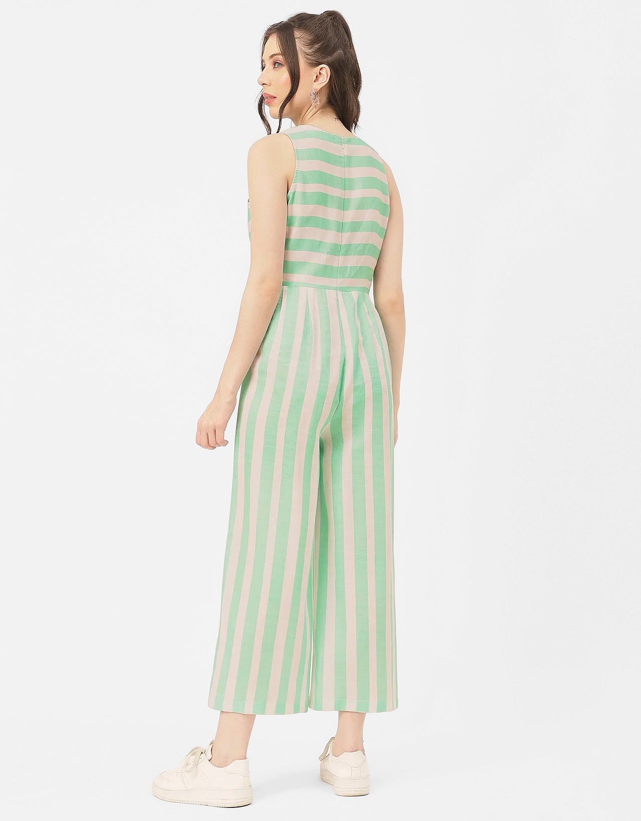 Casual Printed Cotton Summer Fashion Jumpsuit