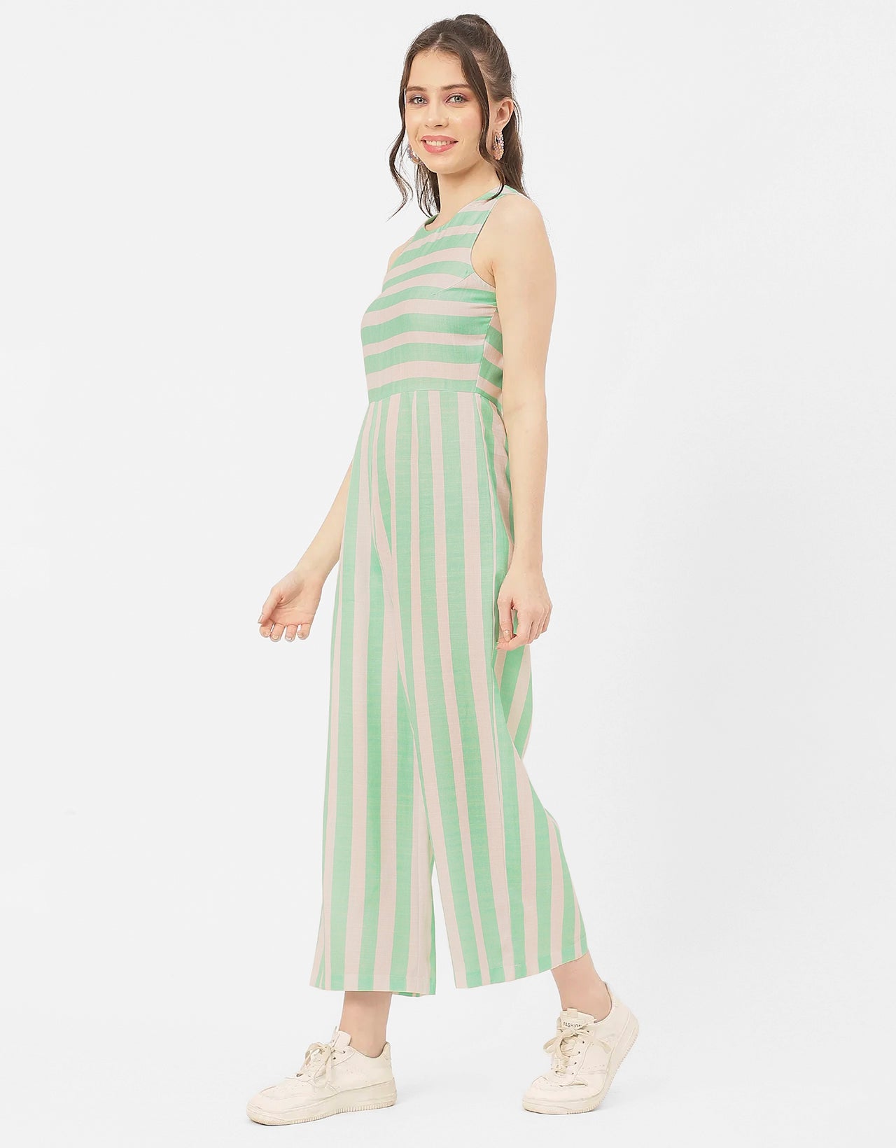 Casual Printed Cotton Summer Fashion Jumpsuit