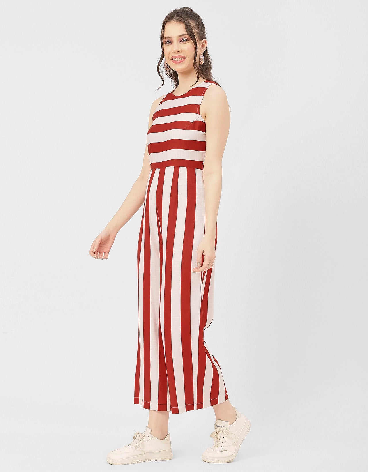Casual Printed Cotton Summer Fashion Jumpsuit
