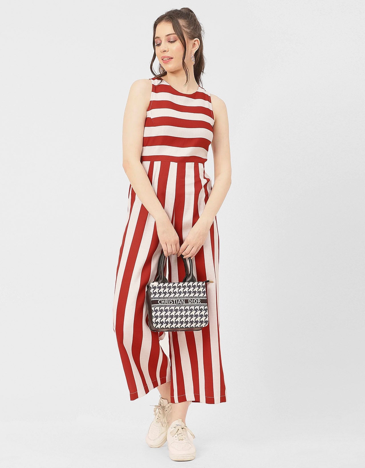 Casual Printed Cotton Summer Fashion Jumpsuit