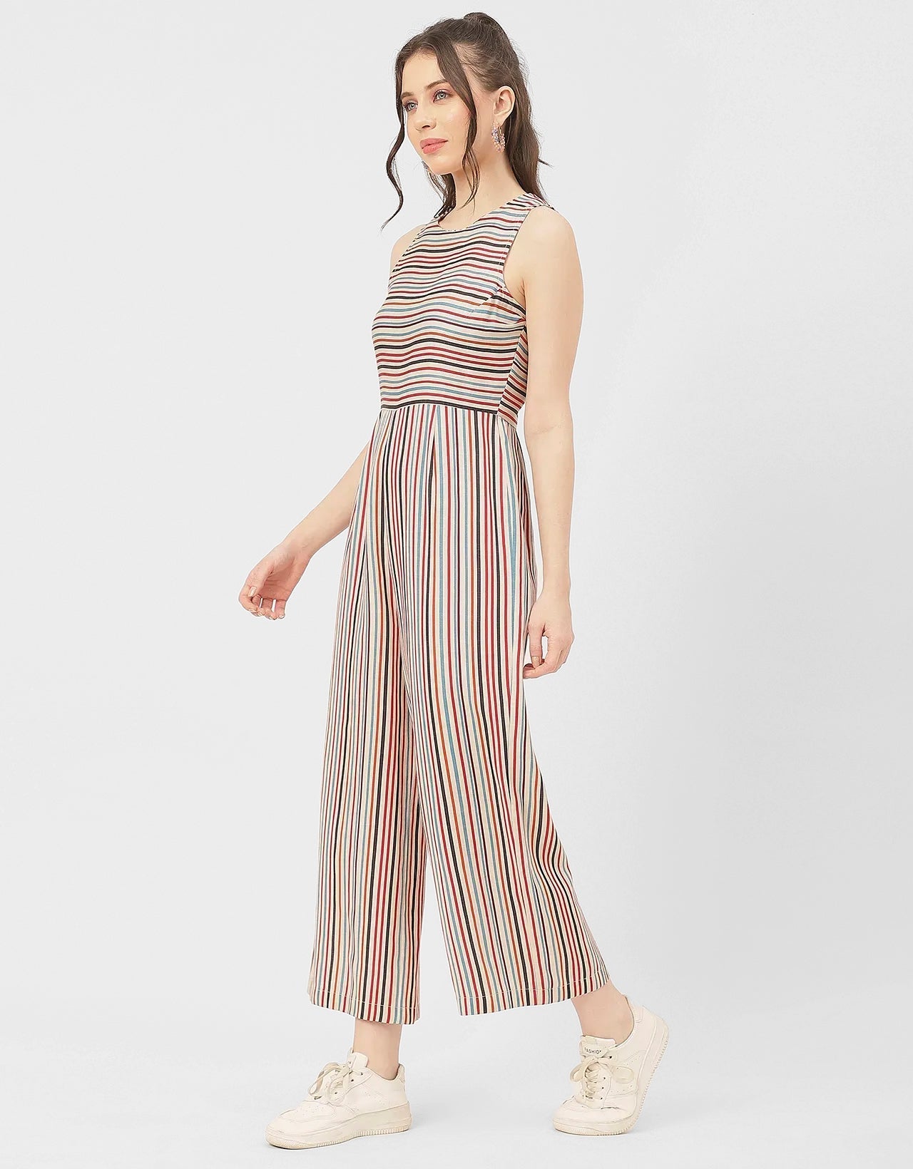 Casual Printed Cotton Summer Fashion Jumpsuit