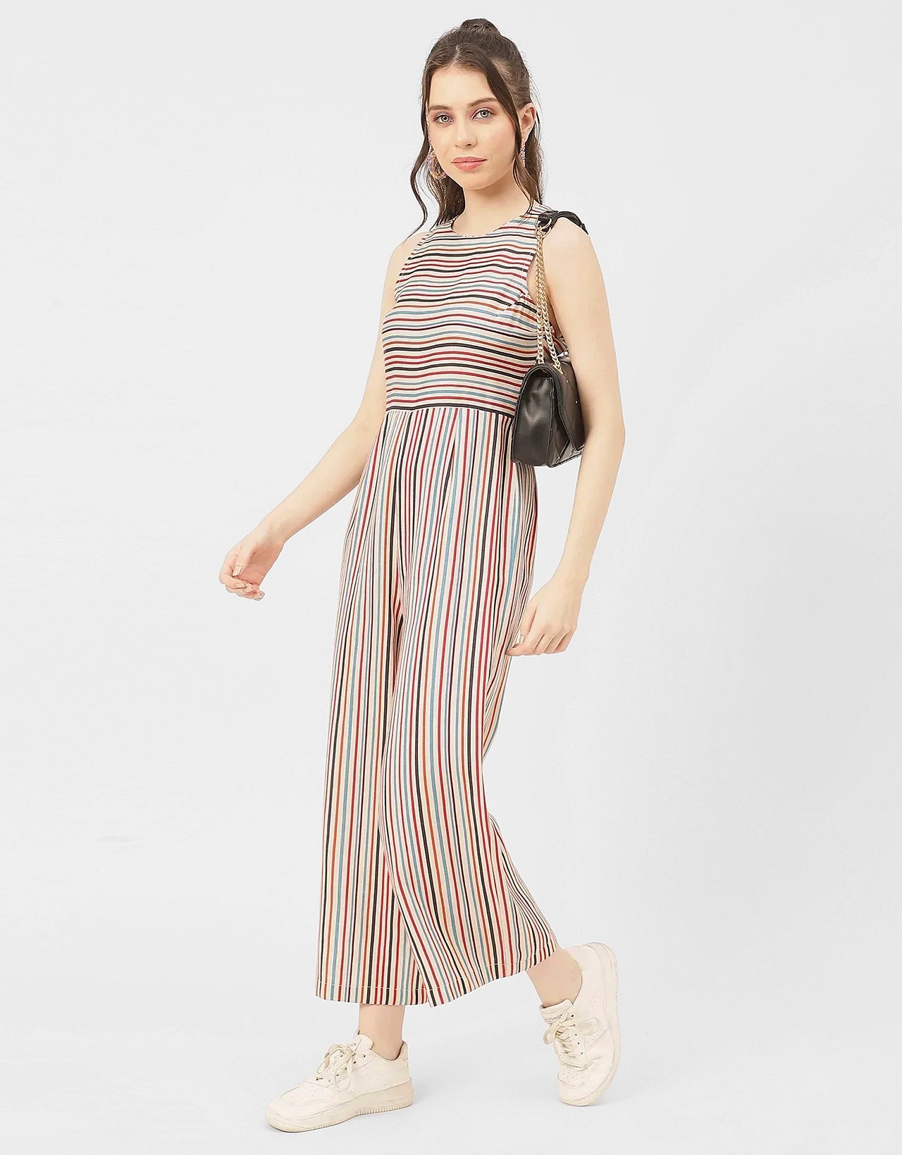 Casual Printed Cotton Summer Fashion Jumpsuit
