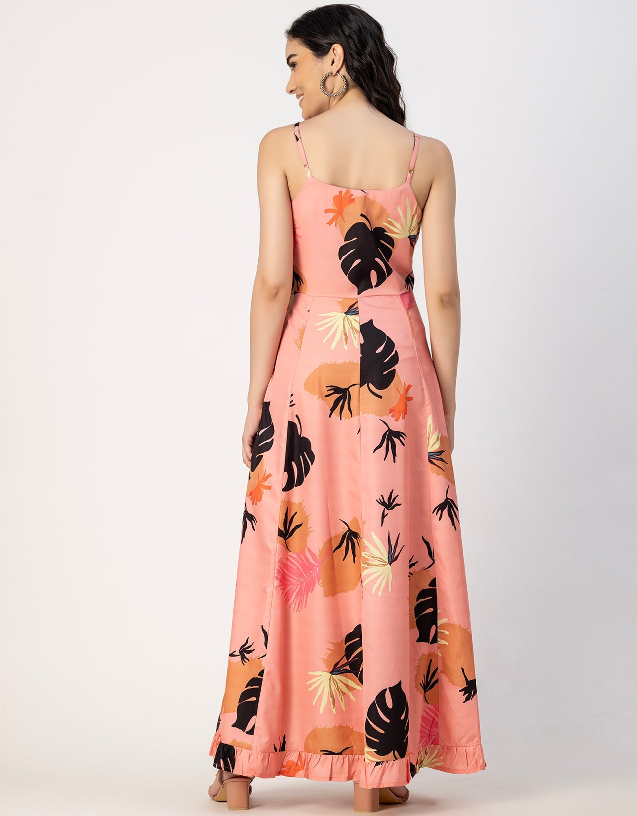 Sleeveless Sweetheart Neck Printed Dress