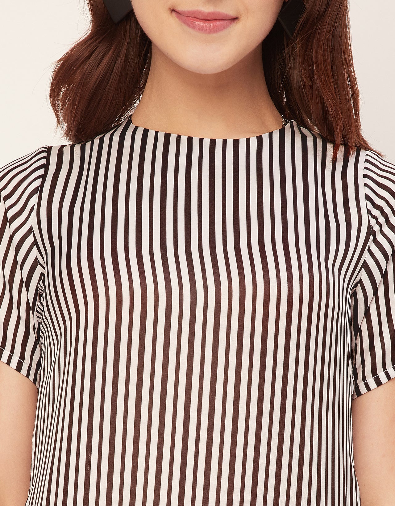 Short Sleeve Round Neck Printed Dress