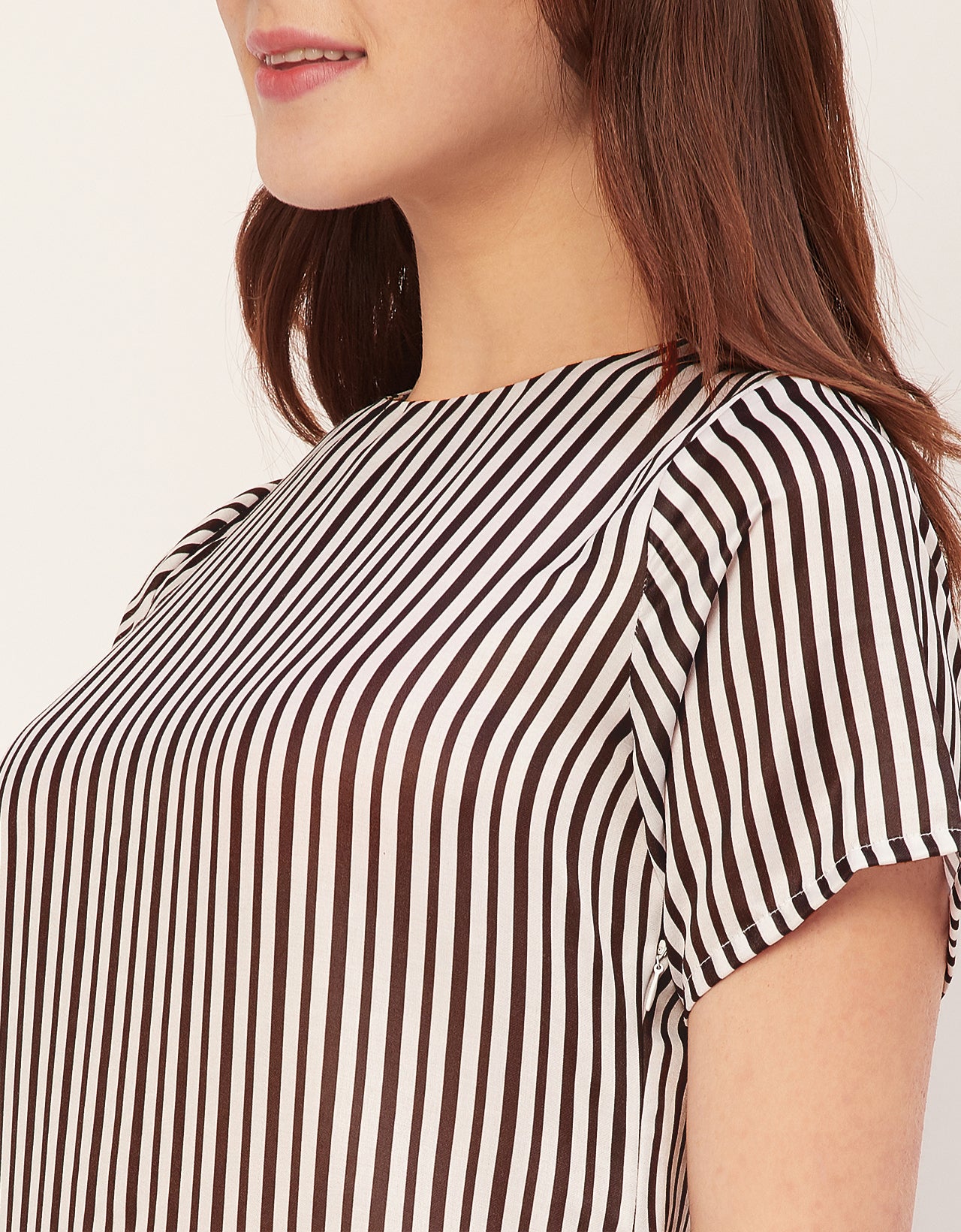 Short Sleeve Round Neck Printed Dress
