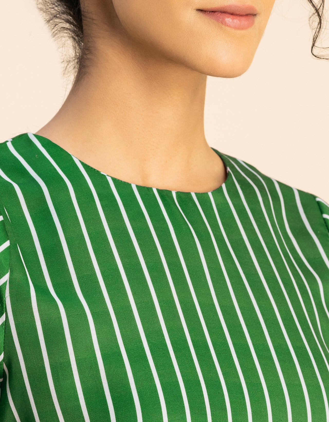 Short Sleeve Round Neck Printed Dress