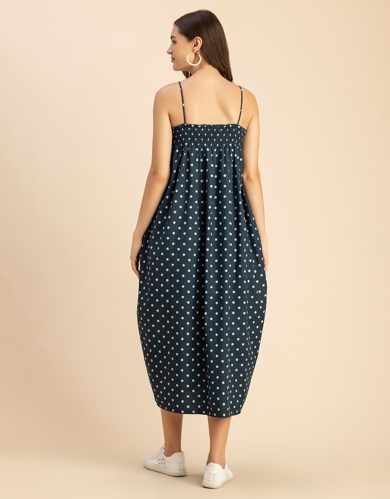 Boho Printed Cotton A-Line Dress - Bohemian Fashion