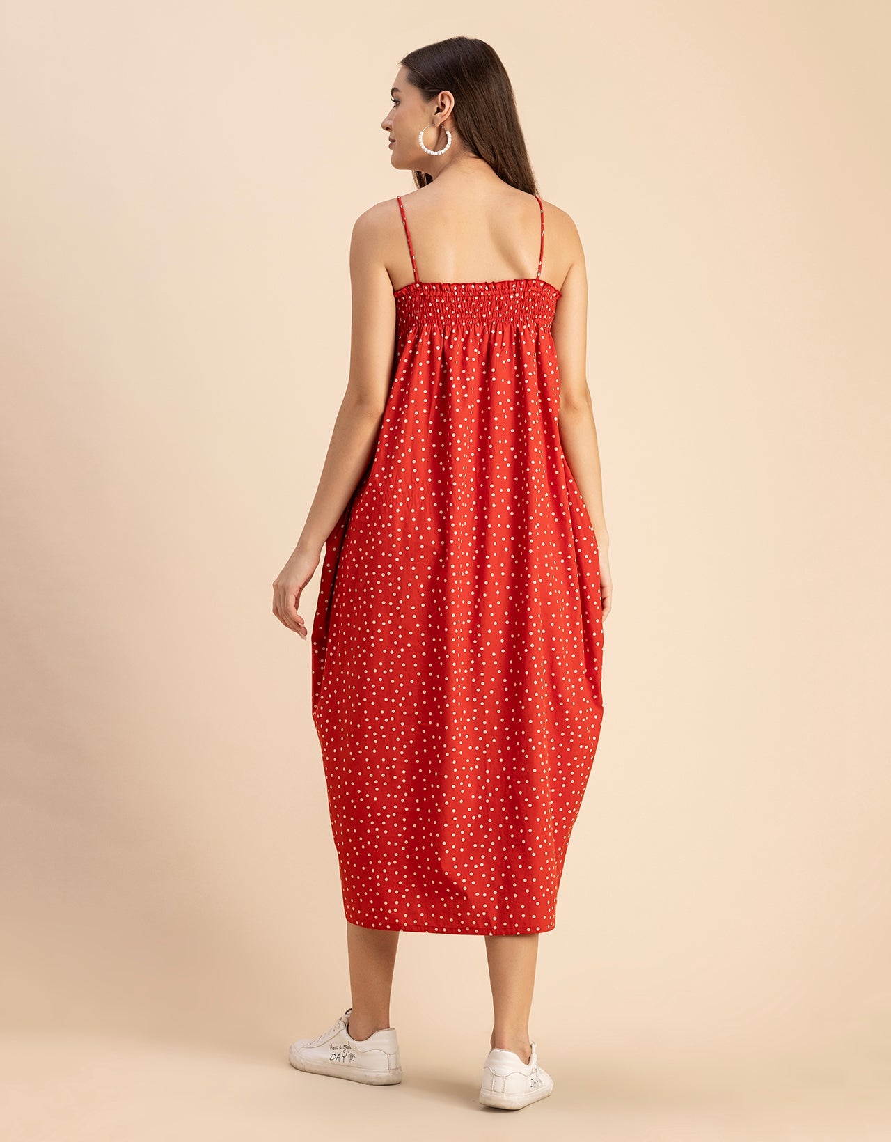 Boho Printed Cotton A-Line Dress - Bohemian Fashion