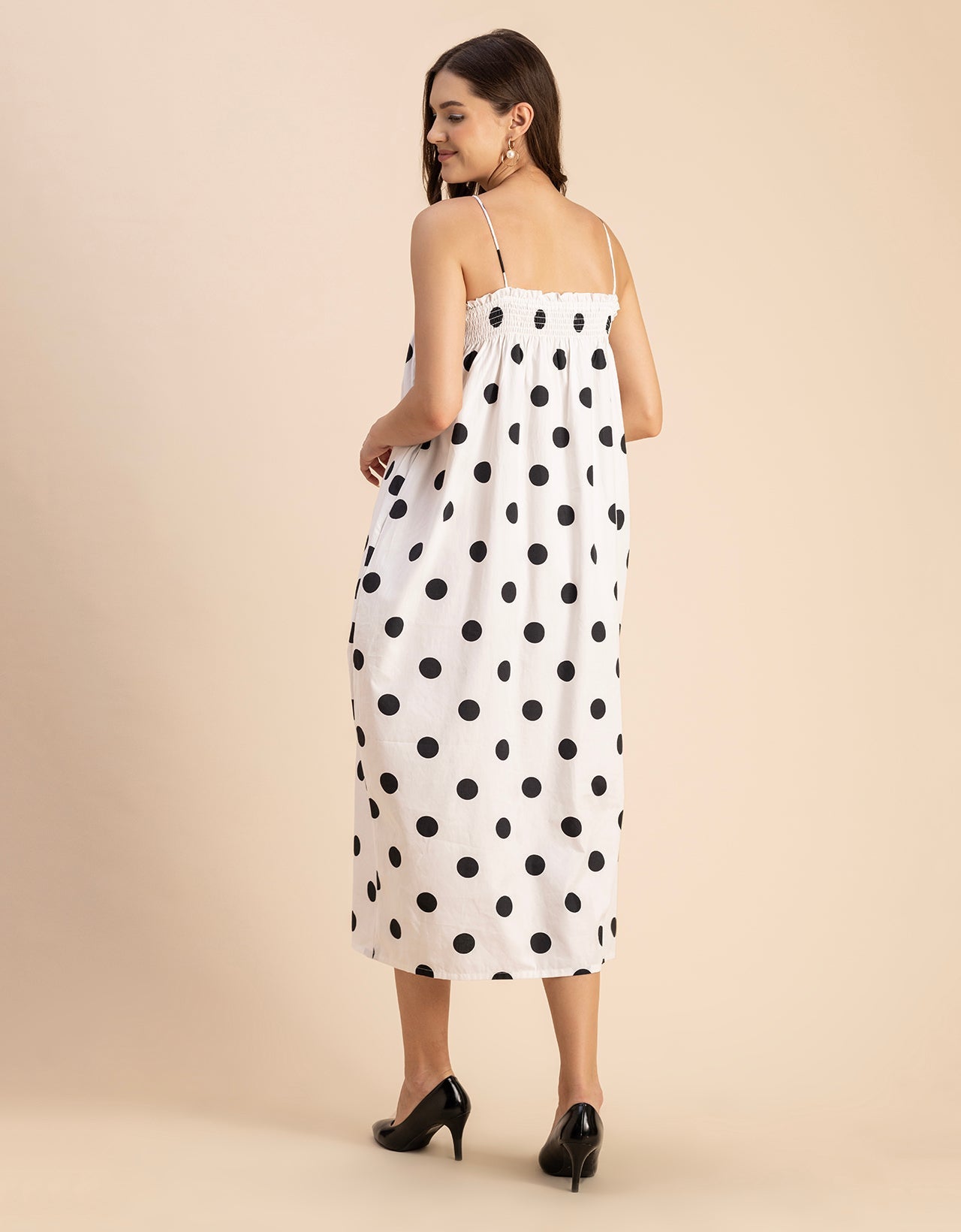Boho Printed Cotton A-Line Dress - Bohemian Fashion