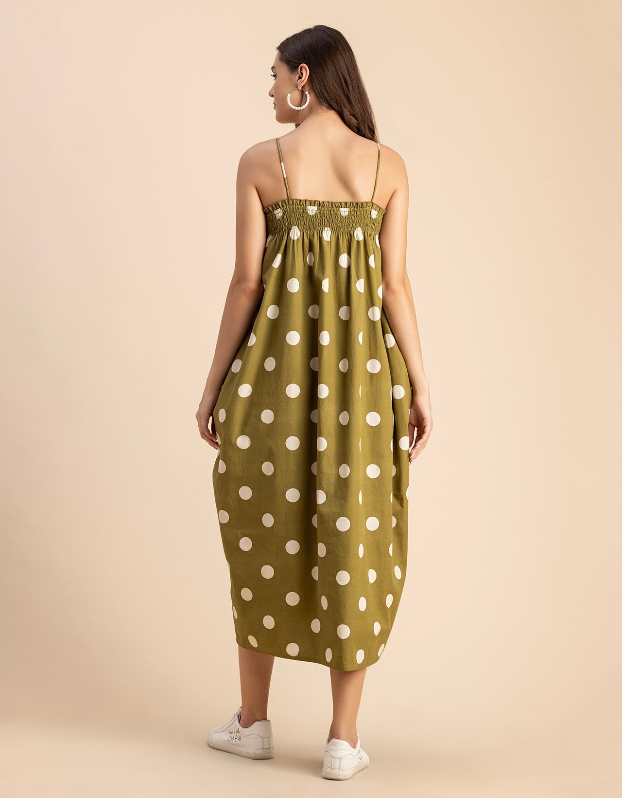 Boho Printed Cotton A-Line Dress - Bohemian Fashion