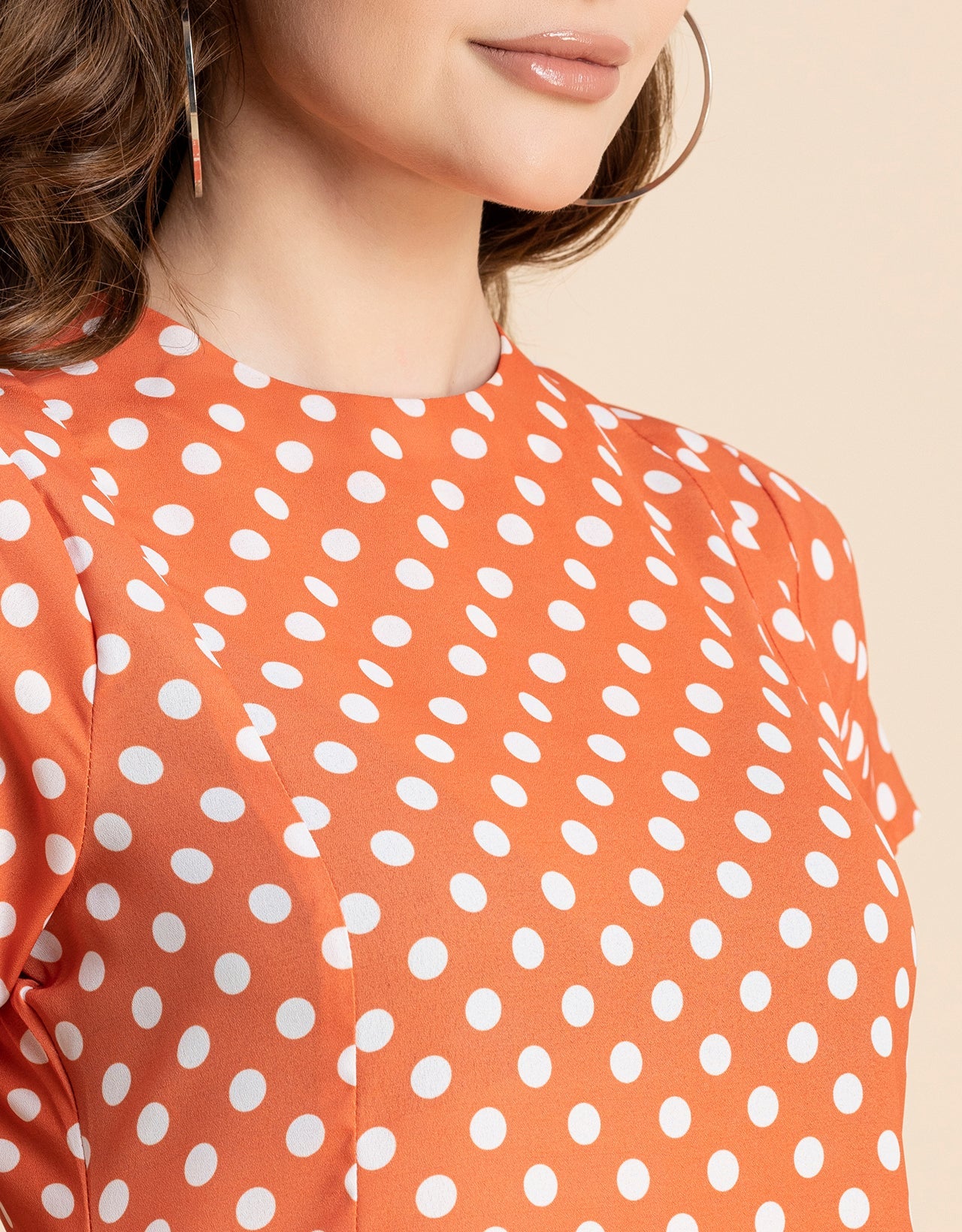 Stylish Printed Georgette Asymmetric Dress