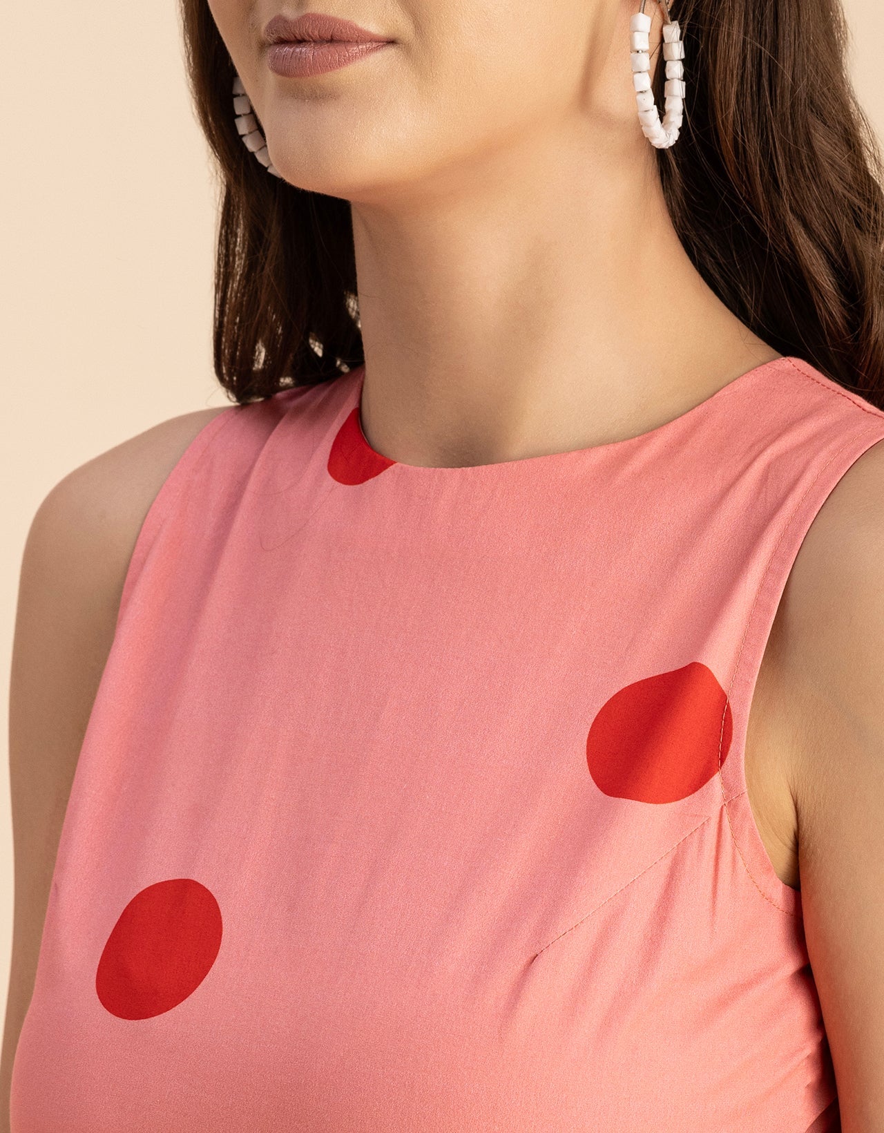 Trendy Printed Cotton Tiered Dress - Stylish Sundress