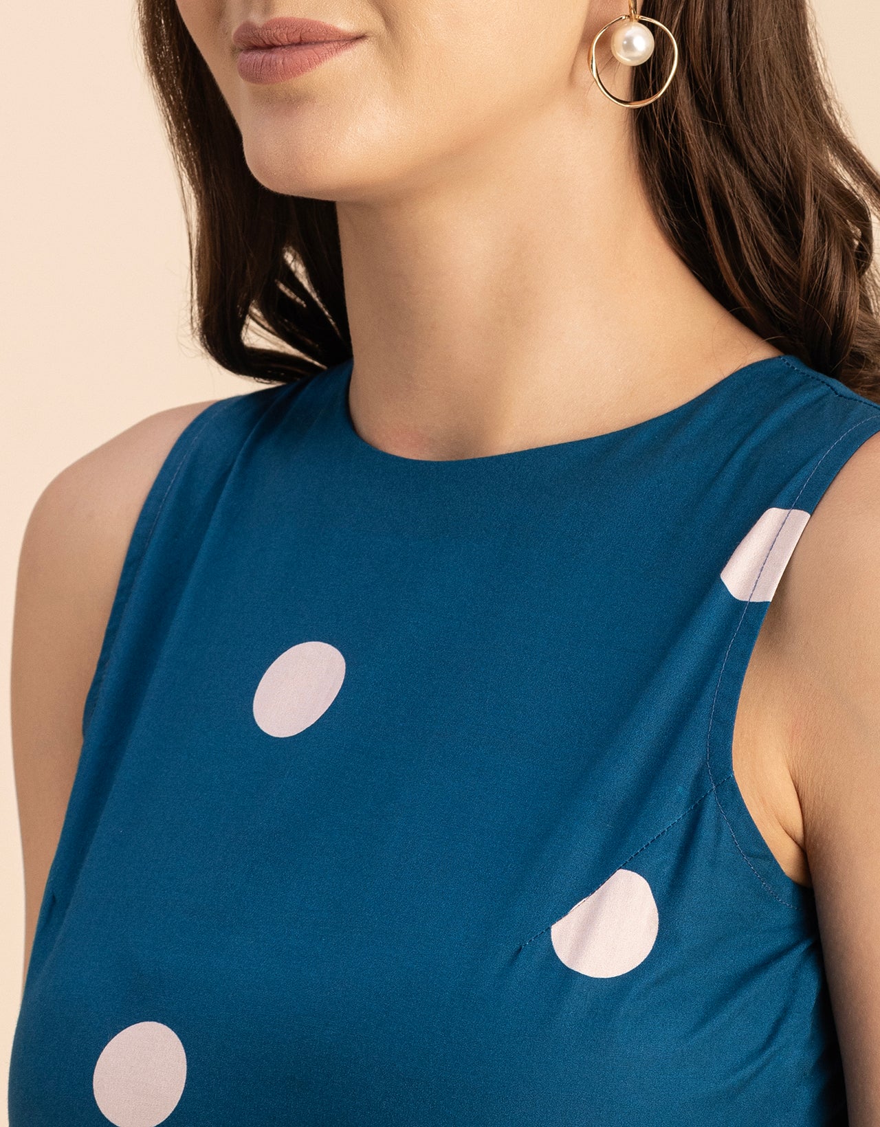Trendy Printed Cotton Tiered Dress - Stylish Sundress
