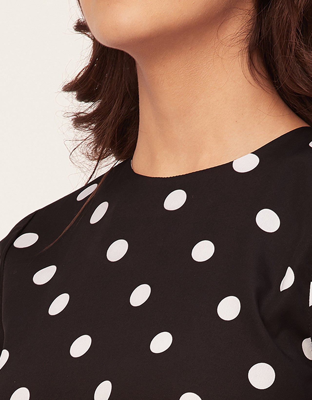 Romantic Printed quarter sleeve Drop Waist Dress