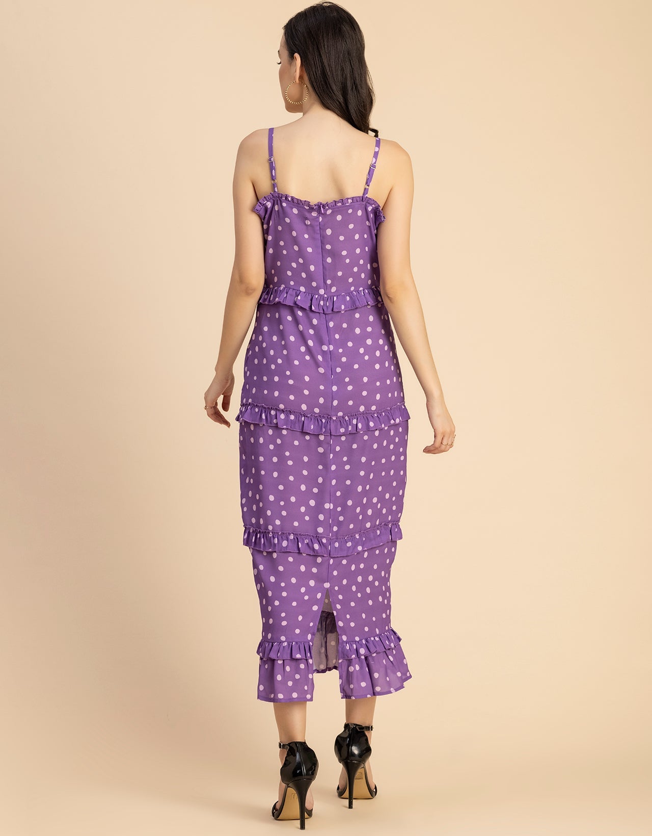 Printed Georgette Bodycon Dress - Elegant Evening Dress
