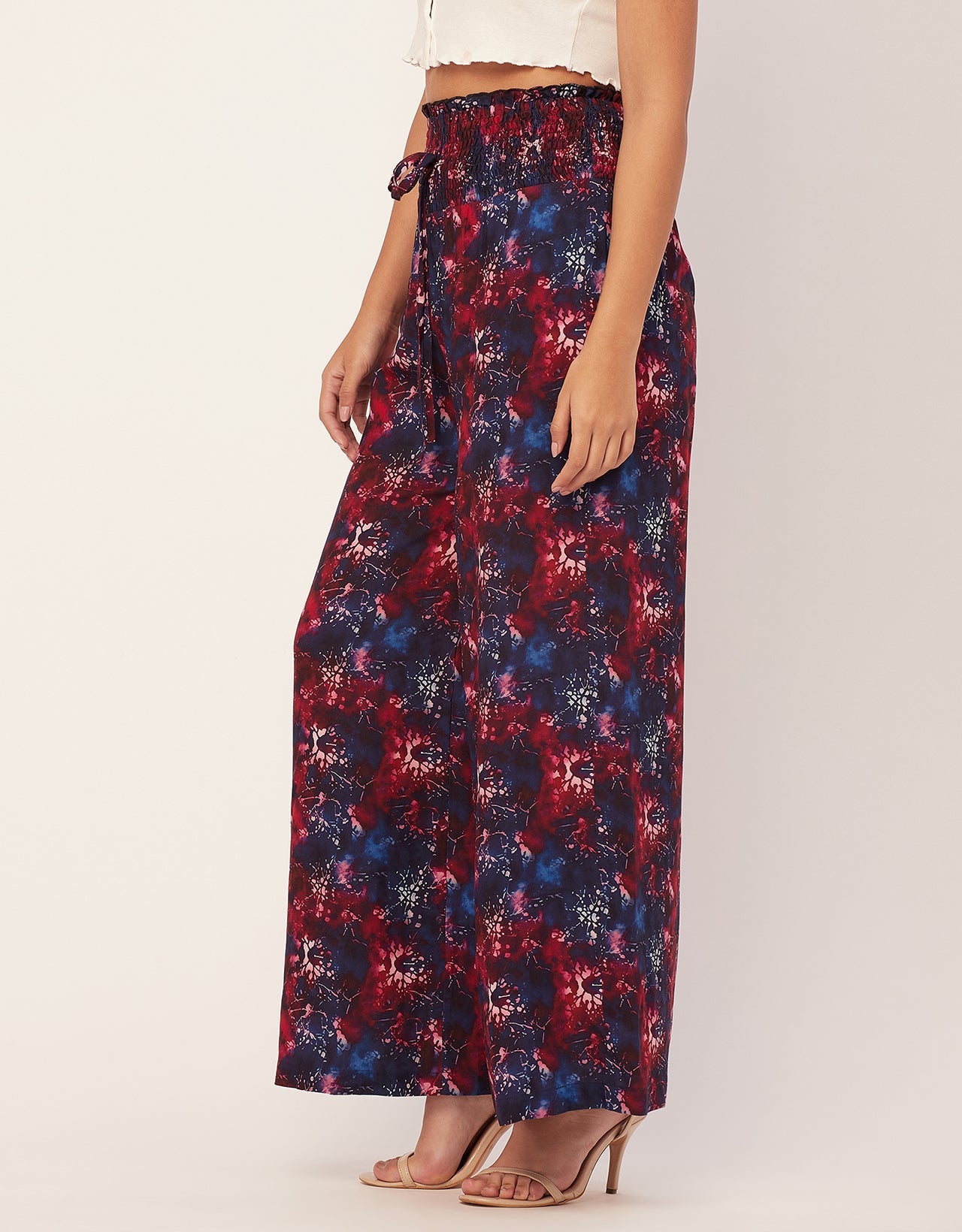 Palazzo Loose Fit Printed Rayon Pant