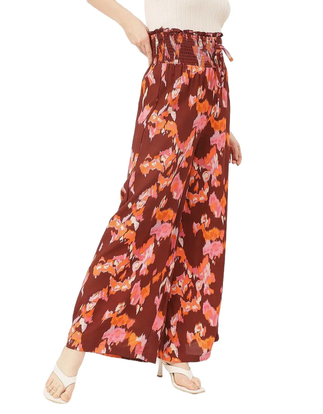 Palazzo Loose Fit Printed Rayon Pant