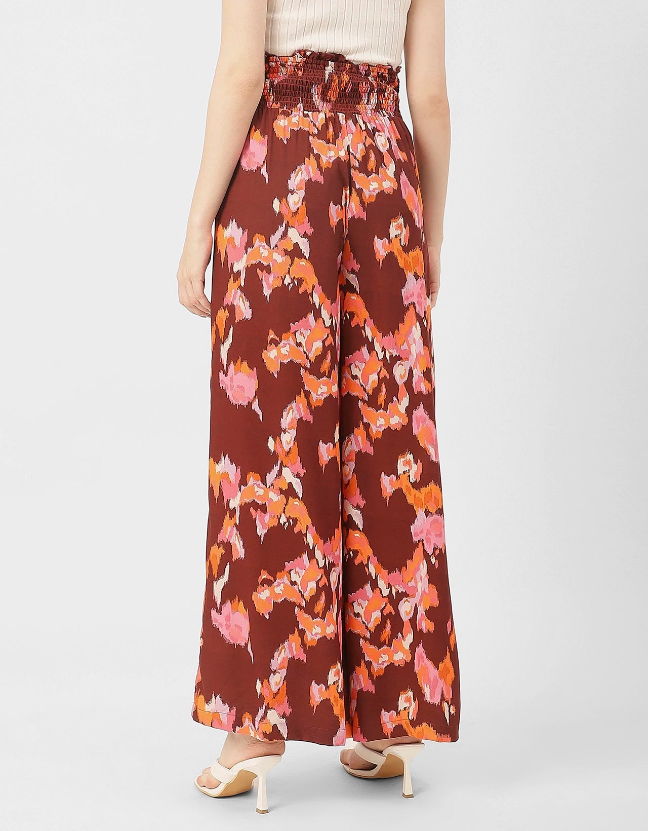 Palazzo Loose Fit Printed Rayon Pant