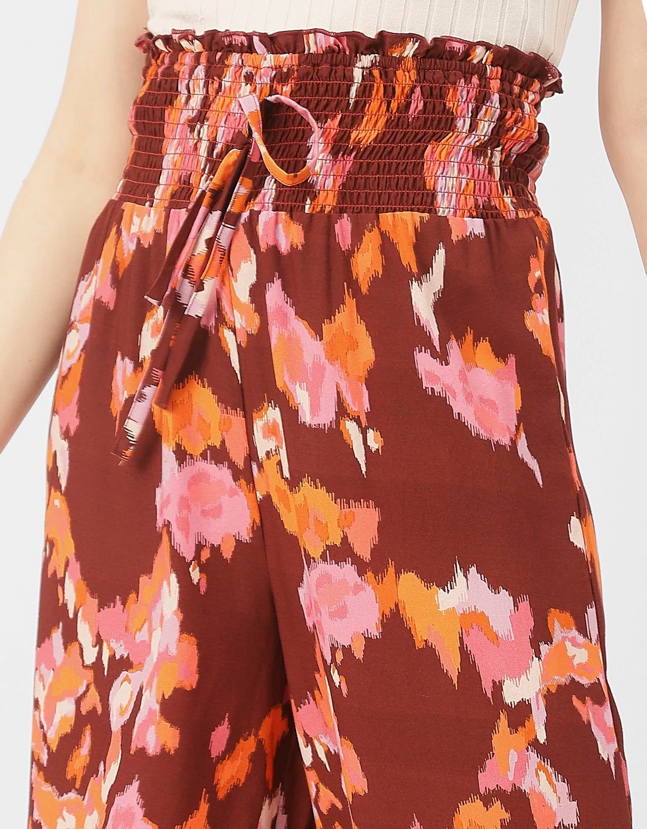 Palazzo Loose Fit Printed Rayon Pant