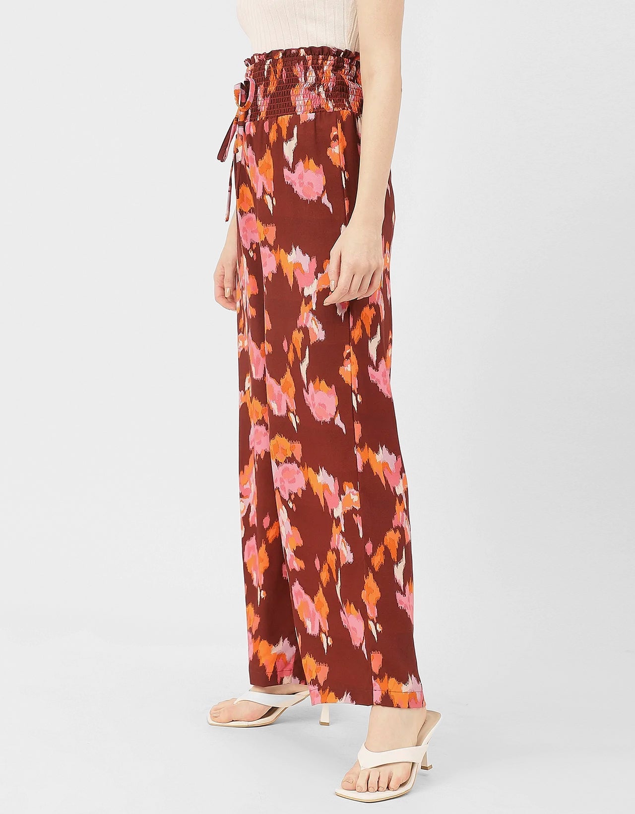 Palazzo Loose Fit Printed Rayon Pant